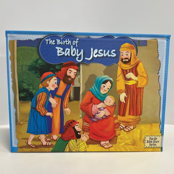 The Birth of Baby Jesus, Bible Stories Pop-Up Book by Safeliz Publishing