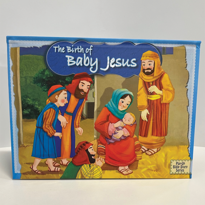 The Birth of Baby Jesus Bible Story Pop-Up Book by Safeliz