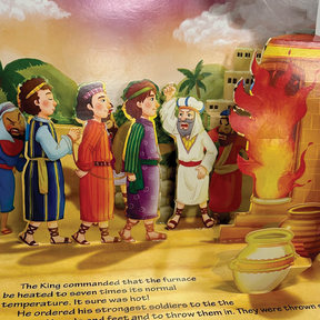 The Fiery Furnace Bible Story Pop-Up Book by Safeliz
