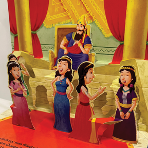 The Queen Esther Bible Stories Pop-Up Book by Safeliz