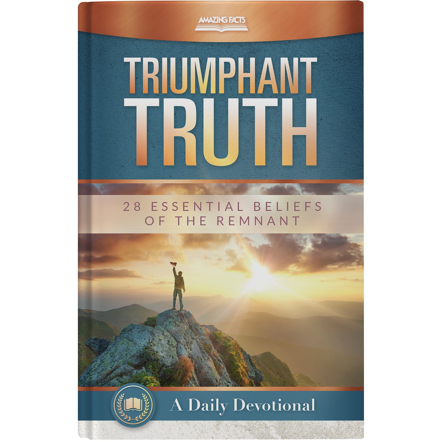 (Hardcover) Triumphant Truth: A Daily Devotional by Amazing Facts