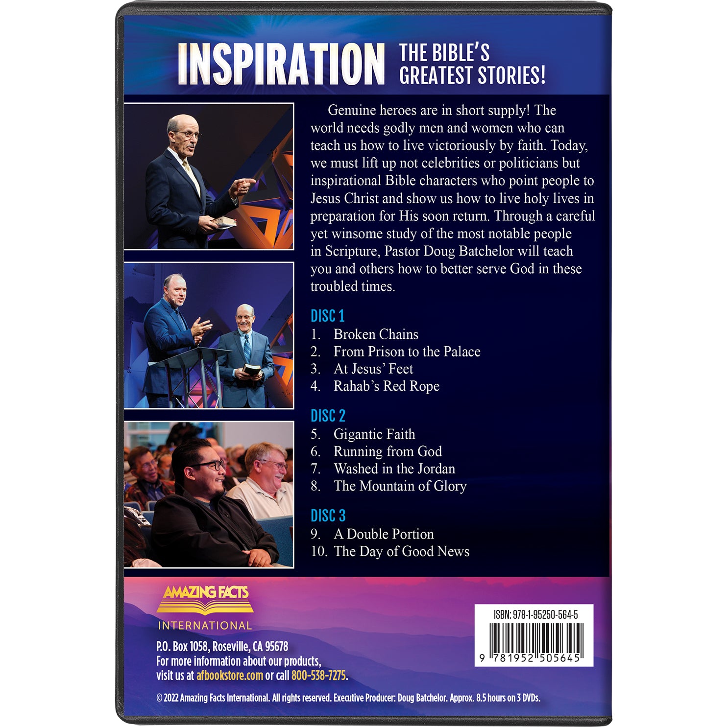Inspiration: The Bible's Greatest Stories  DVD Series by Doug Batchelor