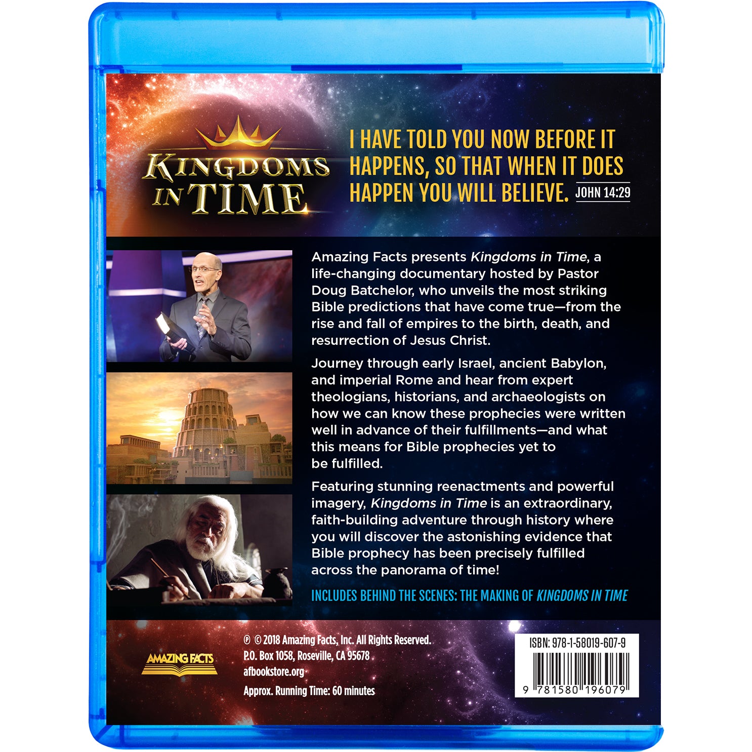 Kingdoms in Time: History's Greatest Bible Prophecies Blu-ray by Doug Batchelor