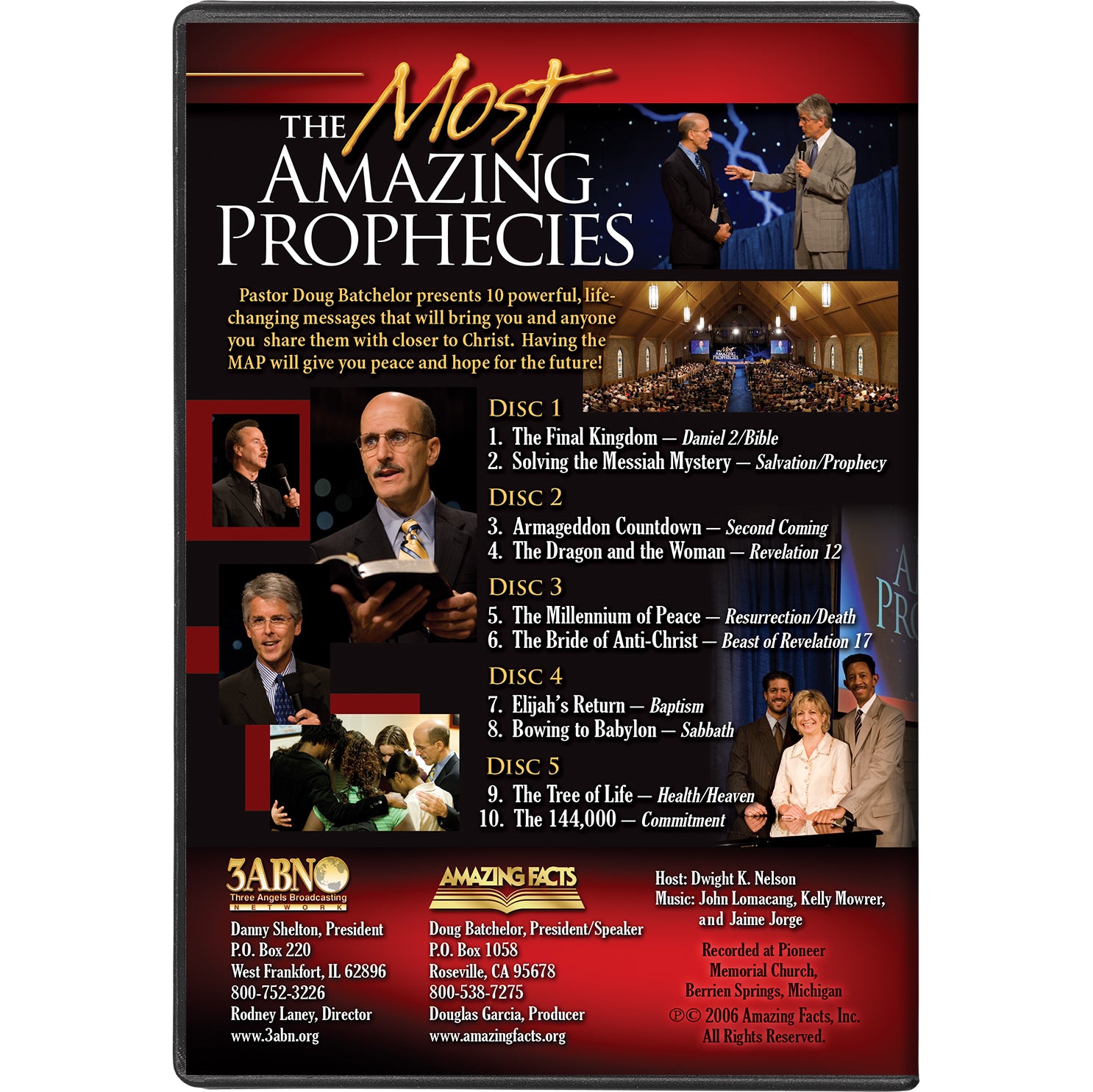 Most Amazing Prophecies DVD Set by Doug Batchelor