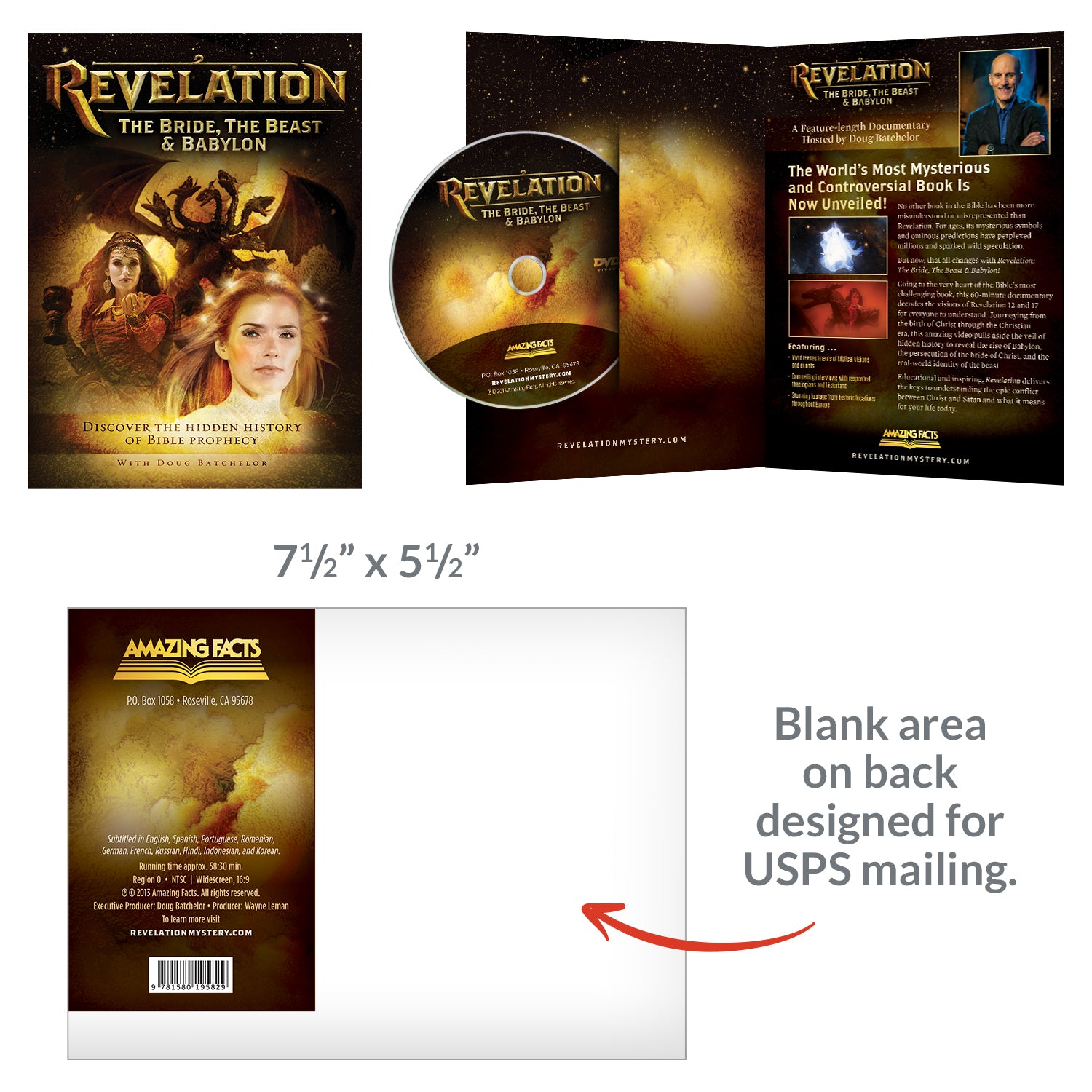 Revelation: The Bride, The Beast & Babylon DVD (Sharing Edition) by Doug Batchelor