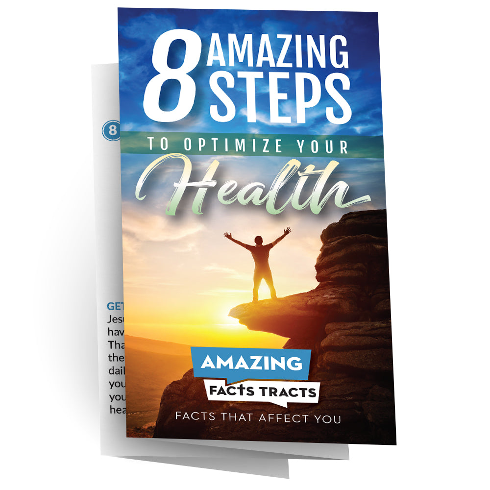 AFacts Tracts (100/pack): 8 Amazing Steps to Optimize Your Health by Amazing Facts