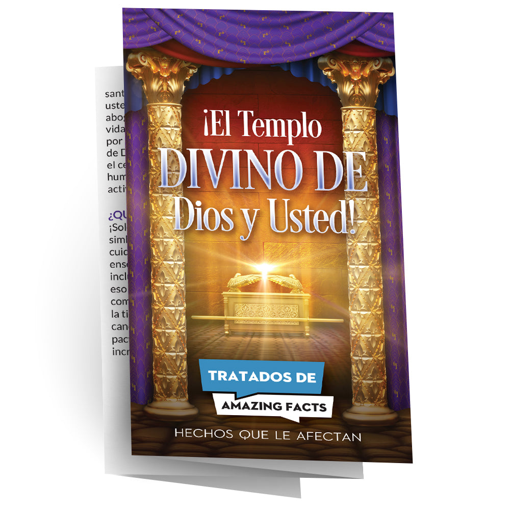 AFacts Tracts (100/pack): ¡El Templo Divino de Dios y Usted! by Amazing Facts