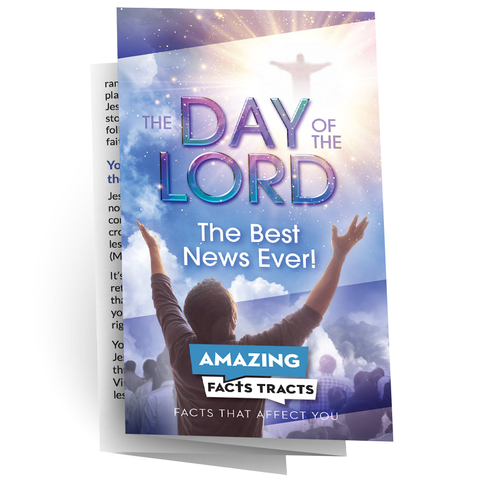 AFacts Tracts (100/pack): The Day of the Lord: The Best News Ever! by Amazing Facts