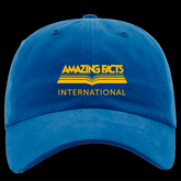 Amazing Facts Hat (Royal Blue with Yellow Logo) by Amazing Facts