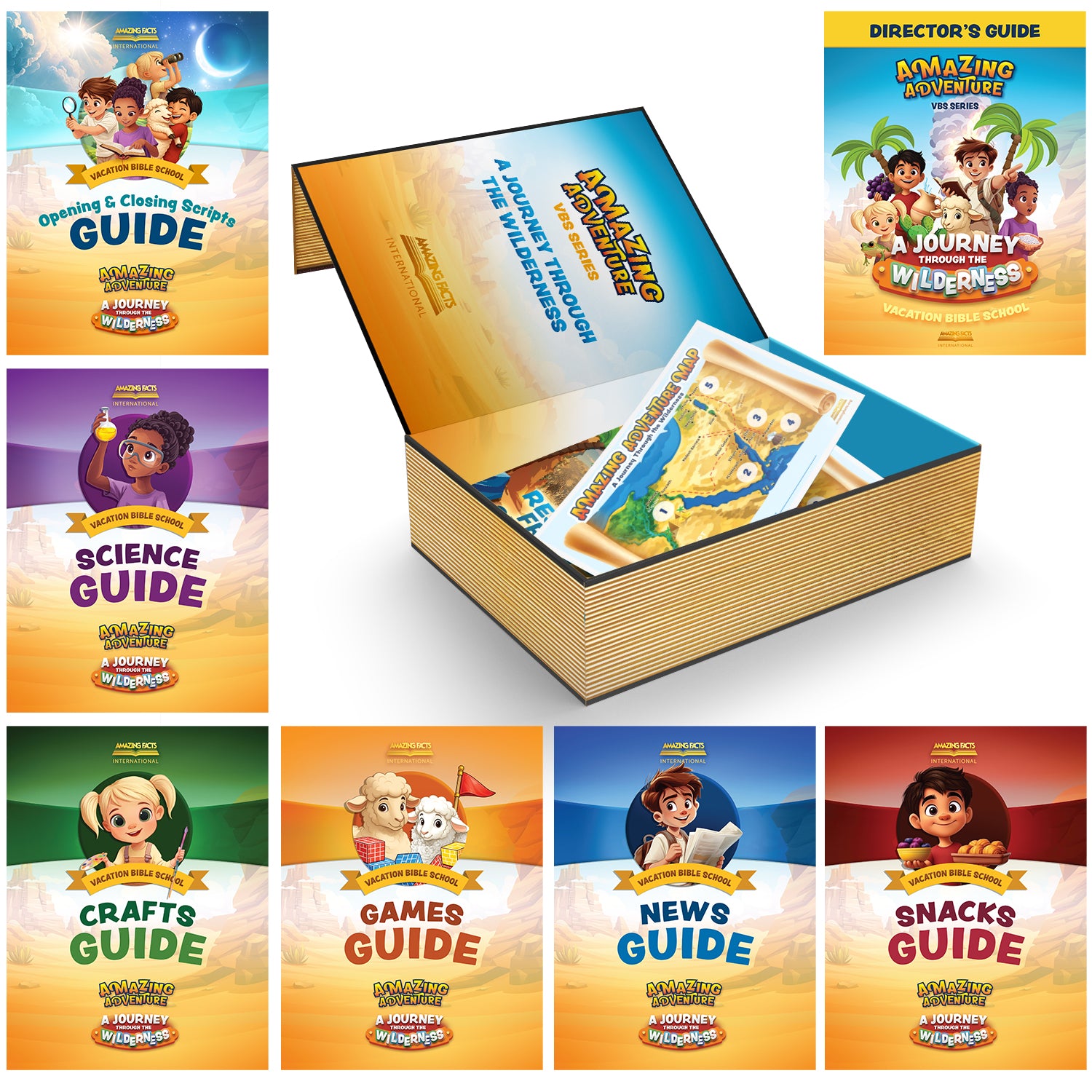 PRE-ORDER! A Journey Through the Wilderness VBS Box by Amazing Facts