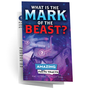 AFacts Tracts (100/pack): What is the Mark of the Beast by Amazing Facts