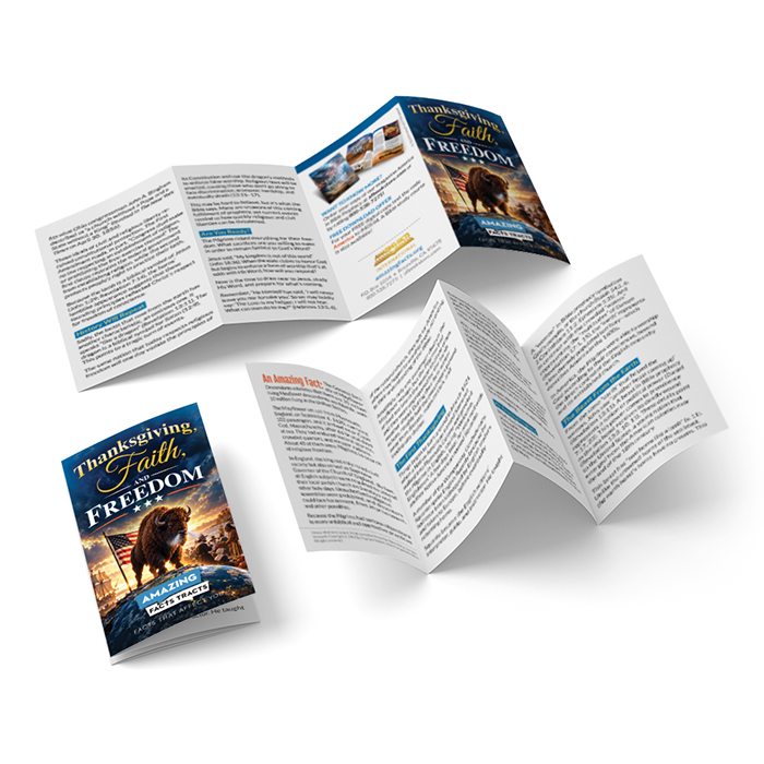 AFacts Tracts (100/pack): Thanksgiving: Faith and Freedom by Amazing Facts