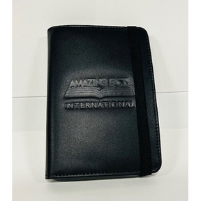 New Amazing Facts Tracts Wallet (Black Leather) with a Sample Bundle (15 Tracts)