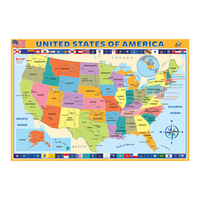 Map of the USA  - 200 pieces