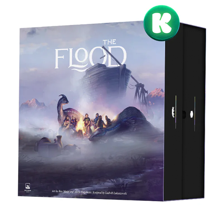 The Flood: Deluxe Big Box (Wooden Tokens) - Up to 6 Players
