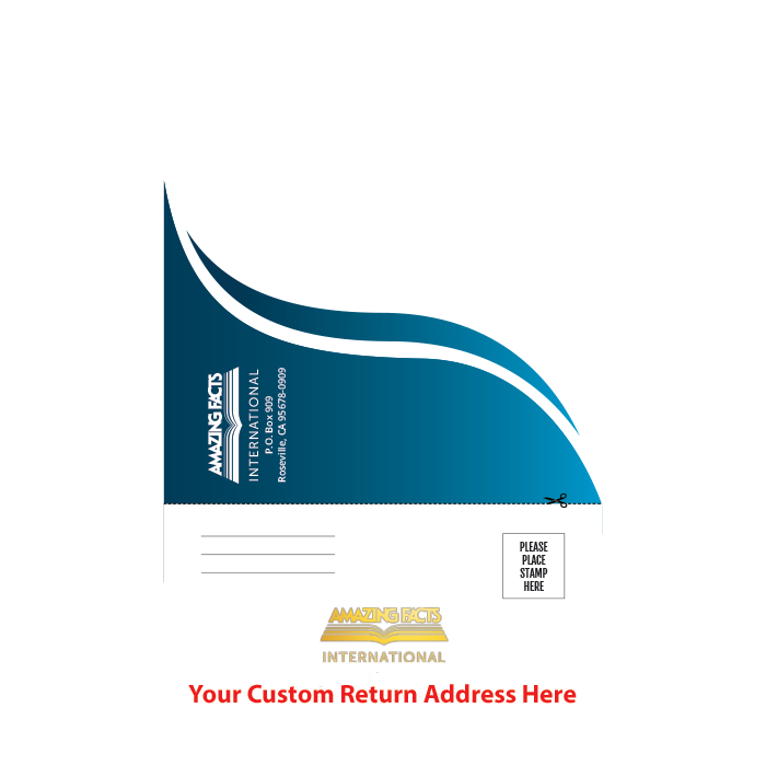 Bilingual Bible Study Enrollment Cards: Customized Return Address (1000/box) by Amazing Facts