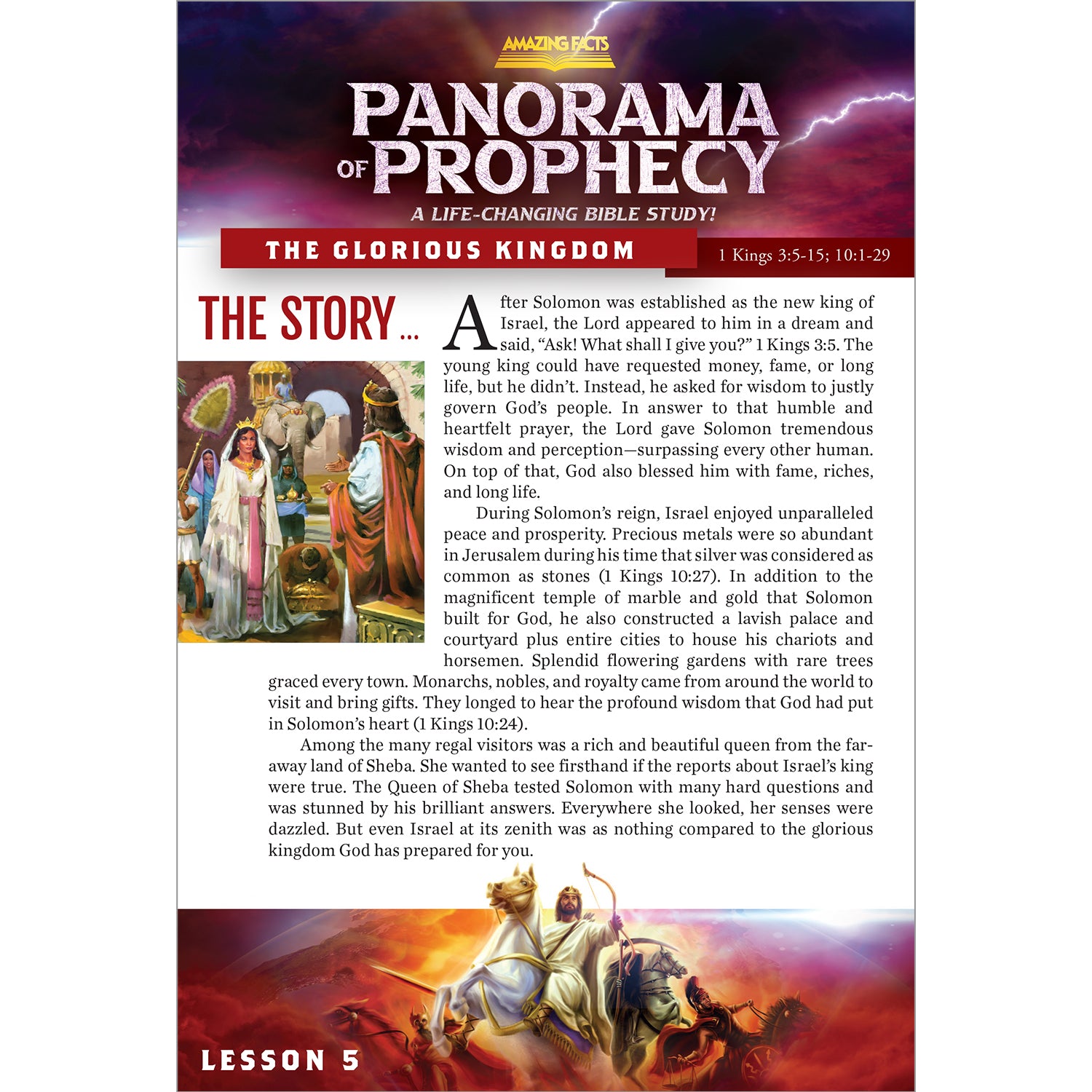 Panorama of Prophecy: The Glorious Kingdom Study Guide 05 by Doug Batchelor