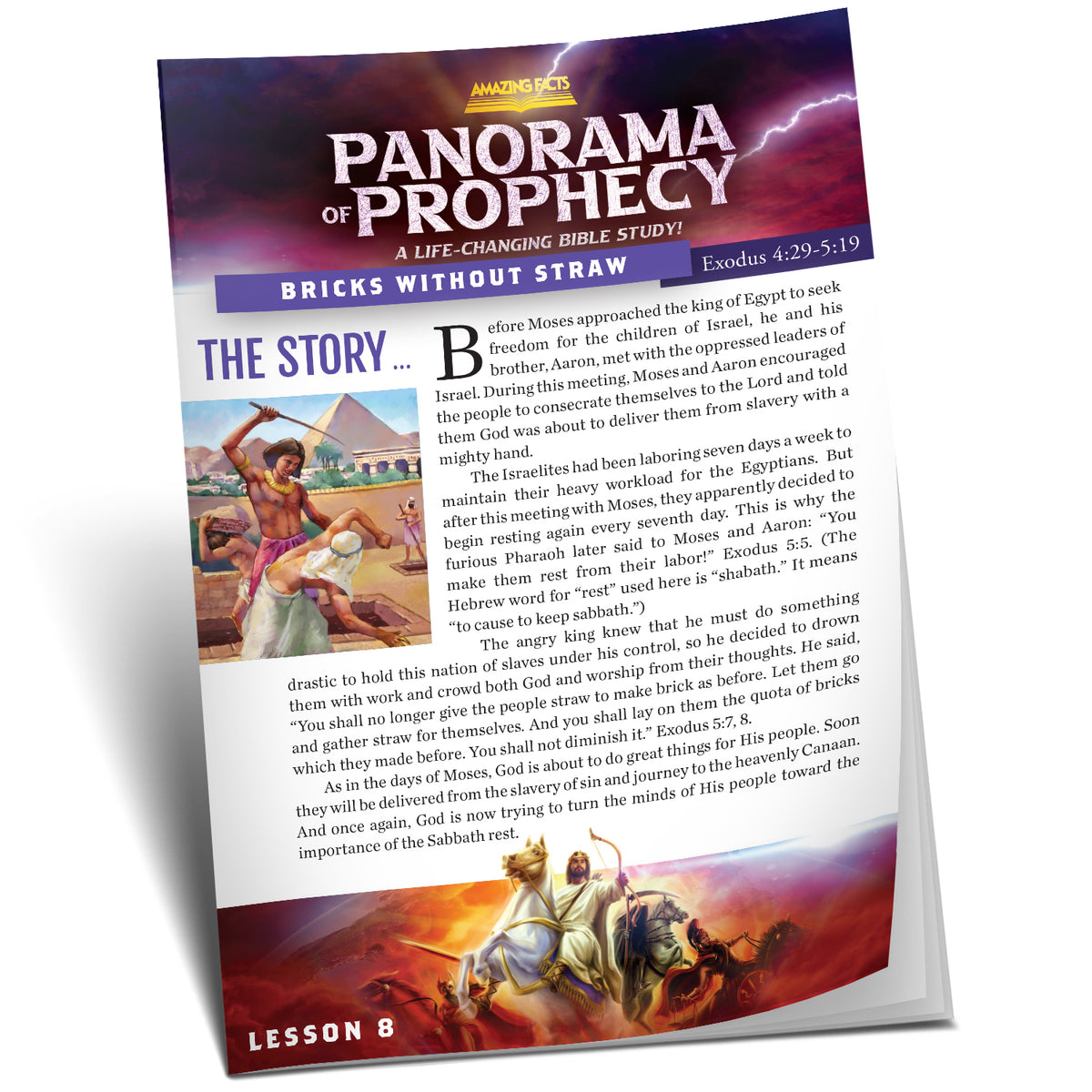 Panorama of Prophecy: Bricks Without Straw Study Guide 08 by Doug Batchelor
