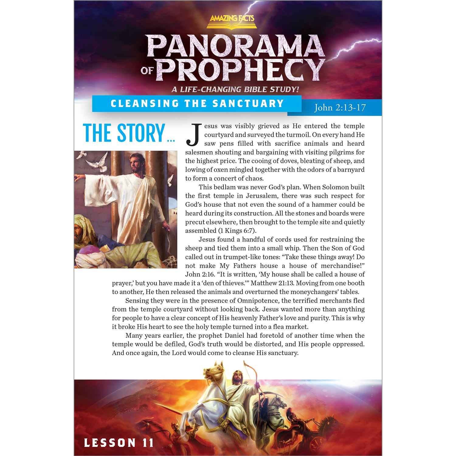 Panorama of Prophecy: Cleansing the Sanctuary Study Guide 11 by Doug Batchelor