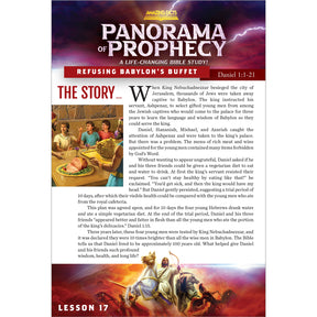 Panorama of Prophecy:  Refusing Babylon's Buffet Study Guide 17 by Doug Batchelor