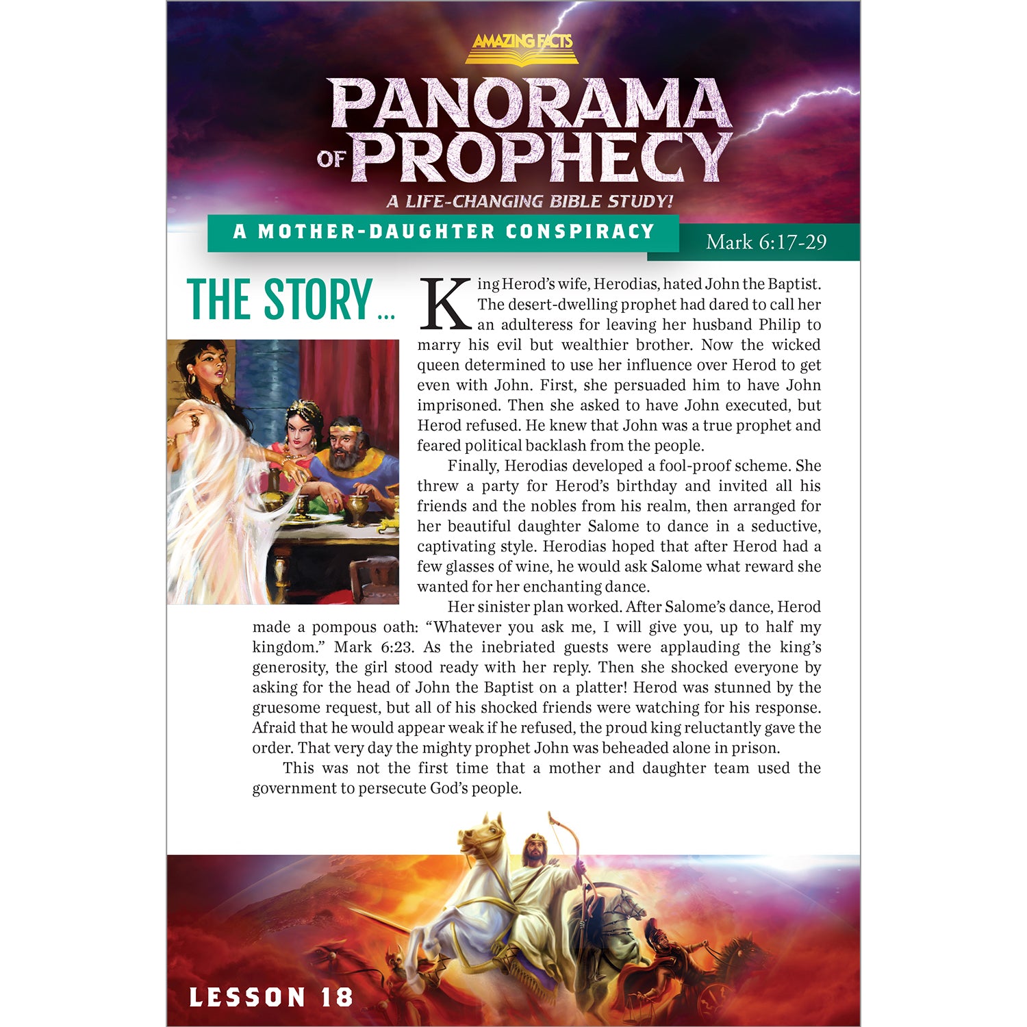 Panorama of Prophecy:  A Mother Daughter Conspiracy Study Guide 18 by Doug Batchelor