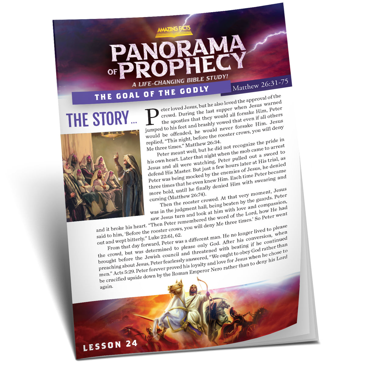 Panorama of Prophecy: The Goal of the Godly Study Guide 24 by Doug Batchelor