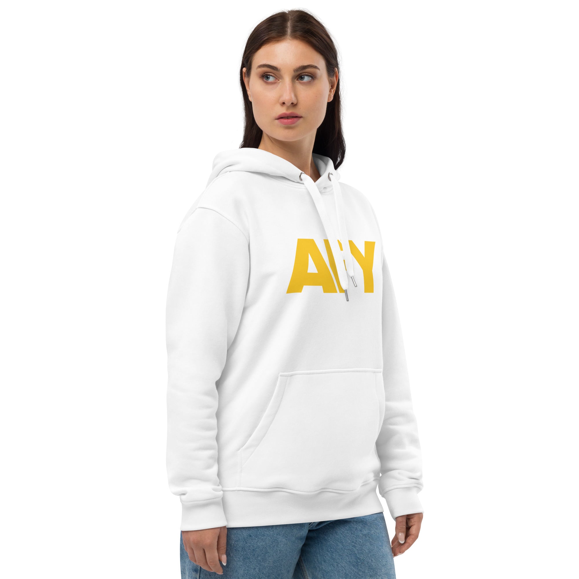 AFY Premium Eco Hoodie Gold Logo