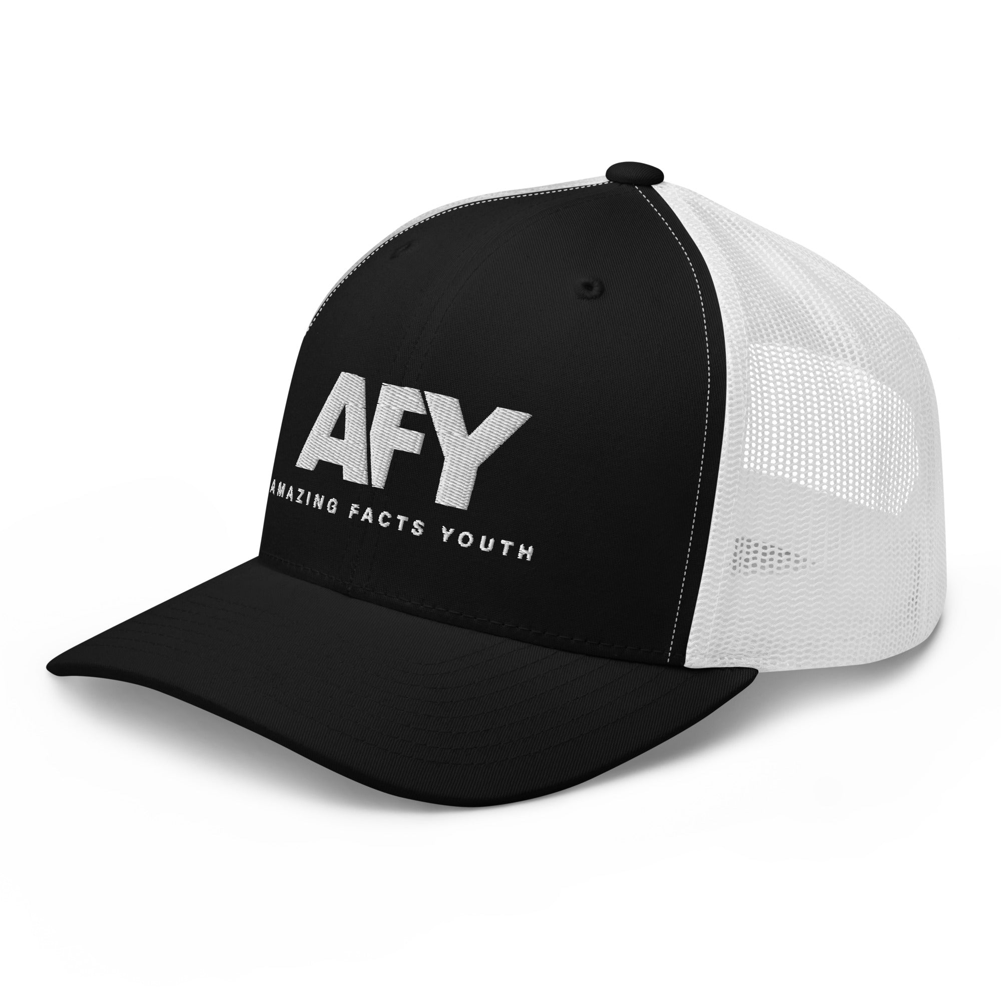 AFY Trucker Cap White Logo