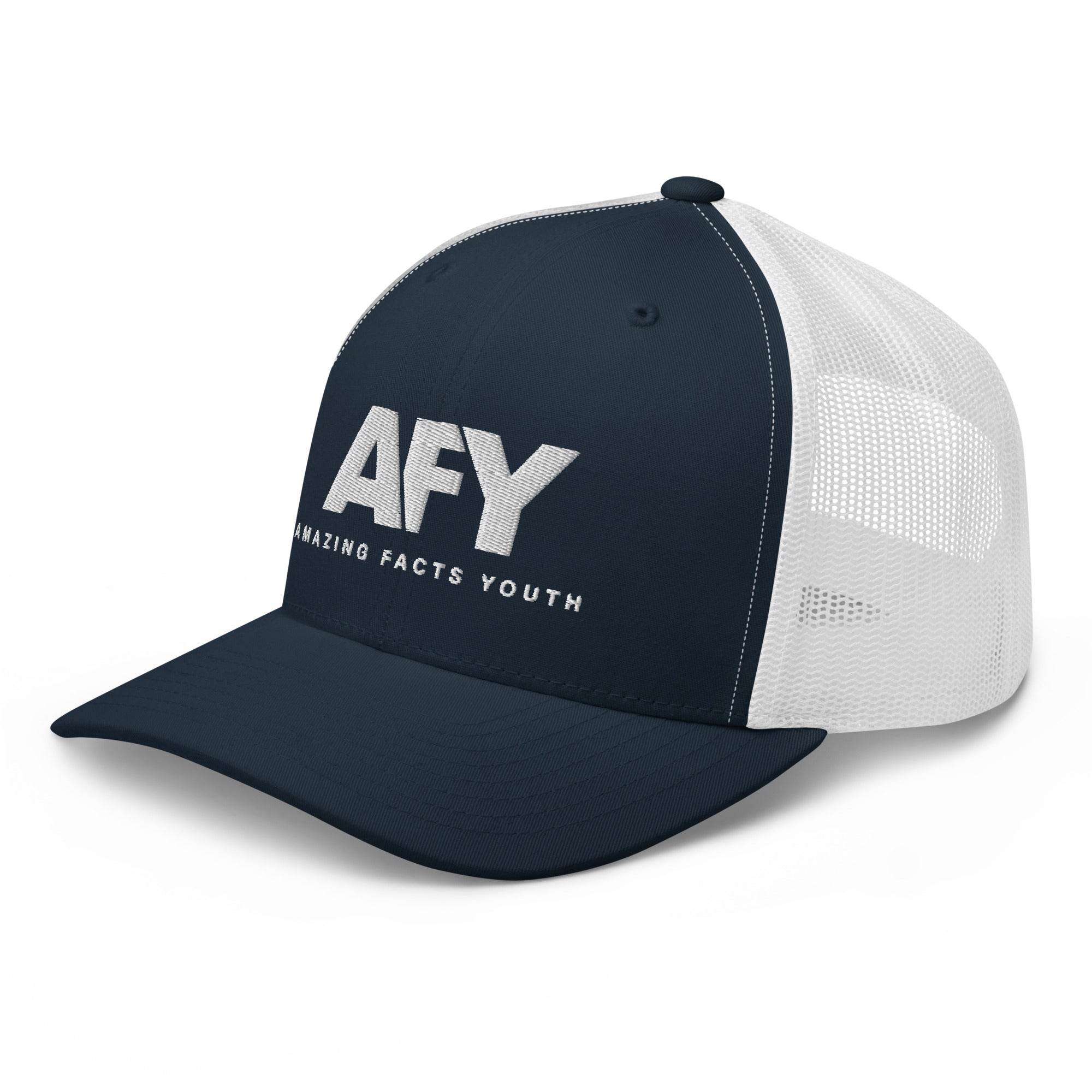 AFY Trucker Cap White Logo