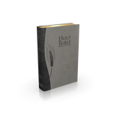 NKJV Prophecy Study Bible (Gray Leathersoft) by Amazing Facts