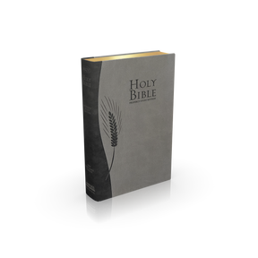 NKJV Prophecy Study Bible (Gray Leathersoft) by Amazing Facts