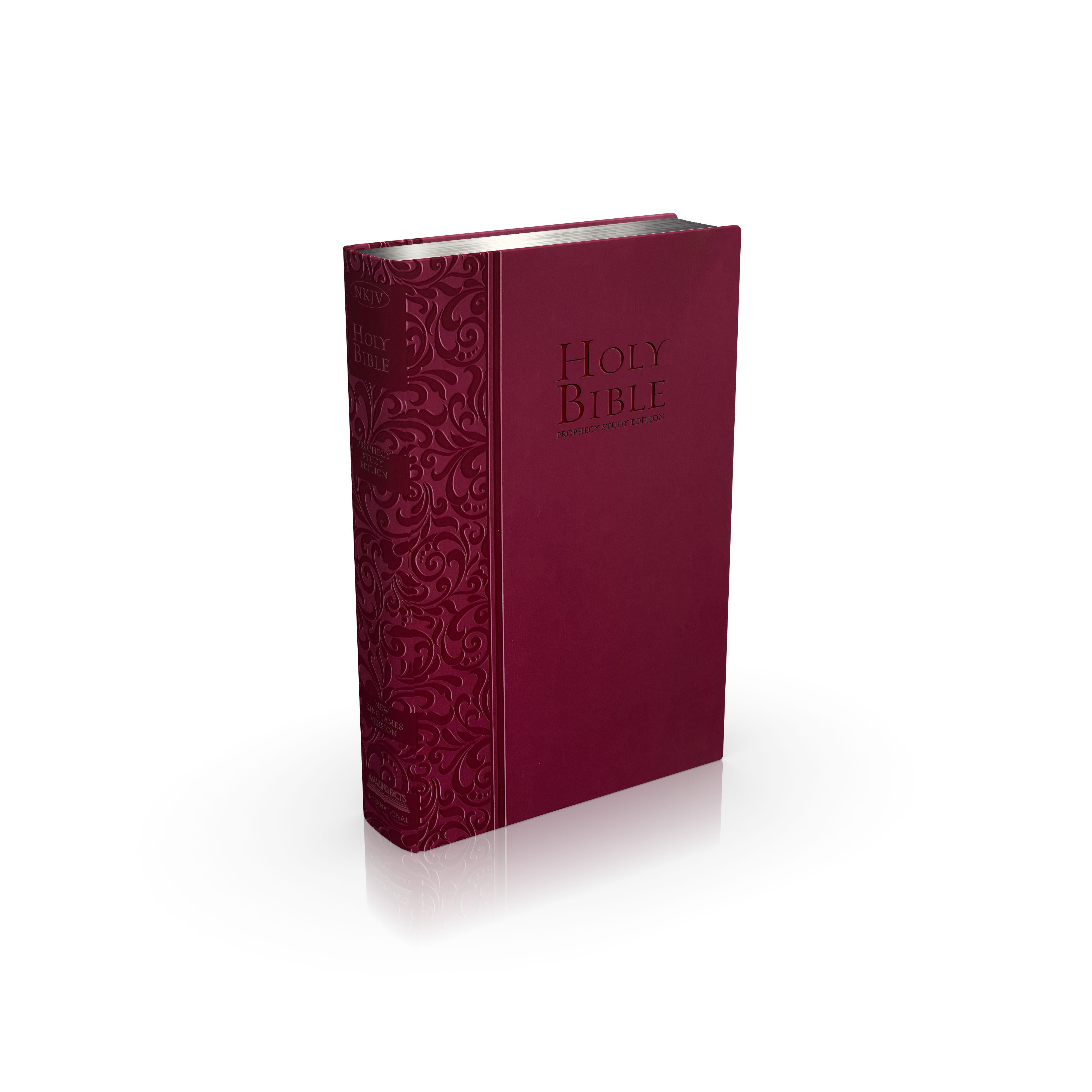 NKJV Prophecy Study Bible (Hot Pink Leathersoft) by Amazing Facts