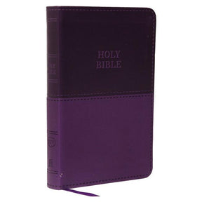 Clearance - KJV Value Compact Thinline Bible (Purple Leathersoft) by Thomas Nelson