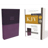 Clearance - KJV Value Compact Thinline Bible (Purple Leathersoft) by Thomas Nelson