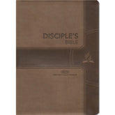 NKJV Disciple's Chain Reference Bible (Brown Leathersoft) by Safeliz