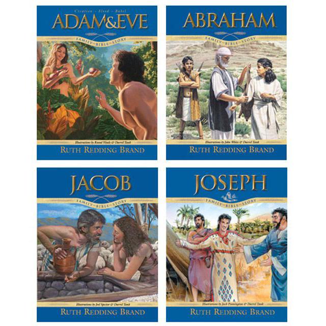 Family Bible Story: Adam & Eve, Abraham, Jacob, & Joseph (4-Book Set) by Pacific Press