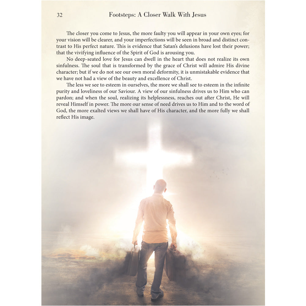 Footsteps: A Closer Walk With Jesus (Steps to Christ) by Ellen White