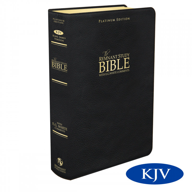 KJV Platinum Remnant Study Bible (Black Leather)