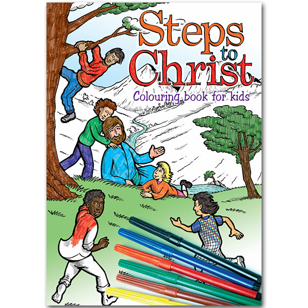 Steps to Christ Coloring Book for Kids by Stanborough Press
