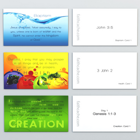 NKJV Scripture Memory Set (390 Cards) by FaithCache