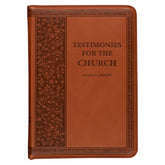 Testimonies for the Church (Brown w/ Zipper) Ellen White by Everlasting Gospel