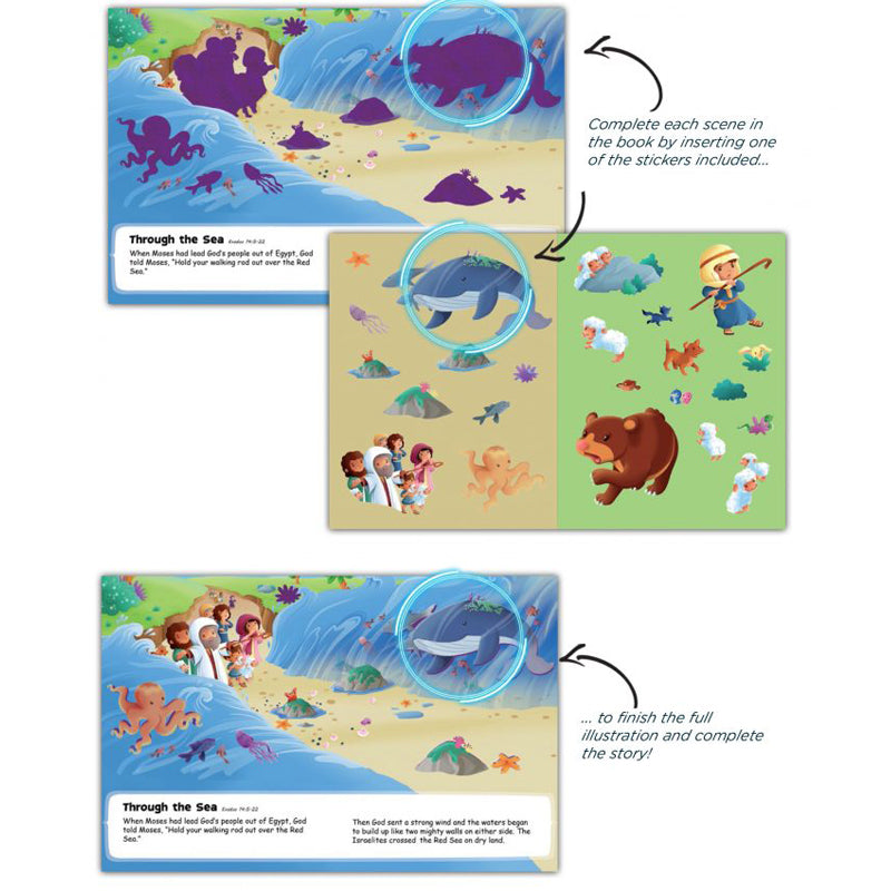 The 1000 Sticker Bible Storybook by Autumn House