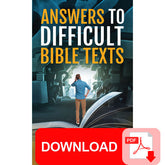 (PDF Download) Answers to Difficult Bible Texts by Joe Crews