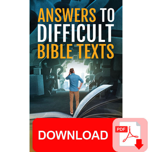 (PDF Download) Answers to Difficult Bible Texts by Joe Crews