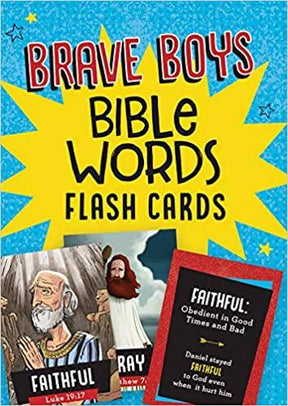 Brave Boys Bible Words Flash Cards (48 Cards) by Barbour Publishing