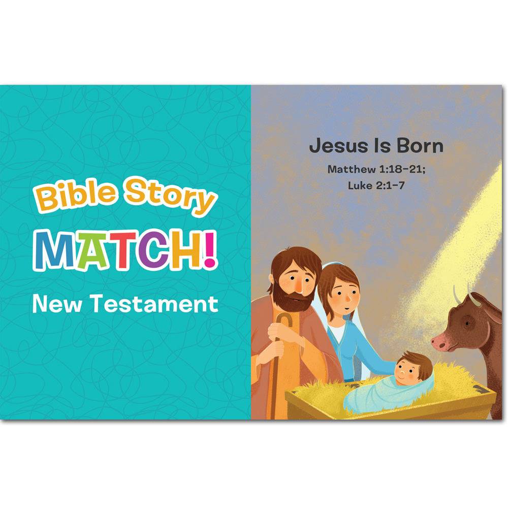 Bible Story Match: Classic Memory Game for Kids by Barbour Publishing