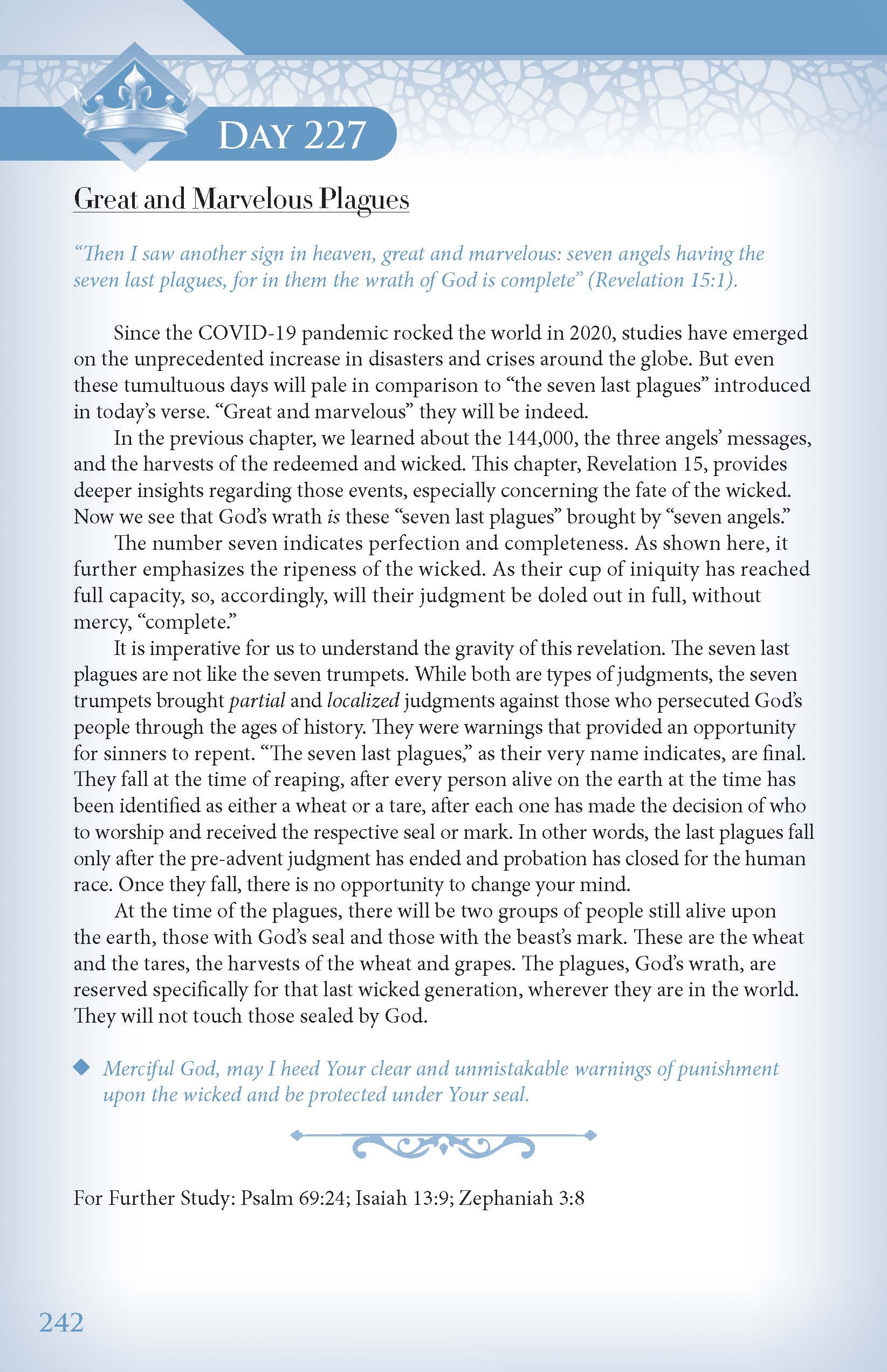 ONE-OF-A-KIND Revelation Verse by Verse: A Daily Devotional (Leathersoft Brown)