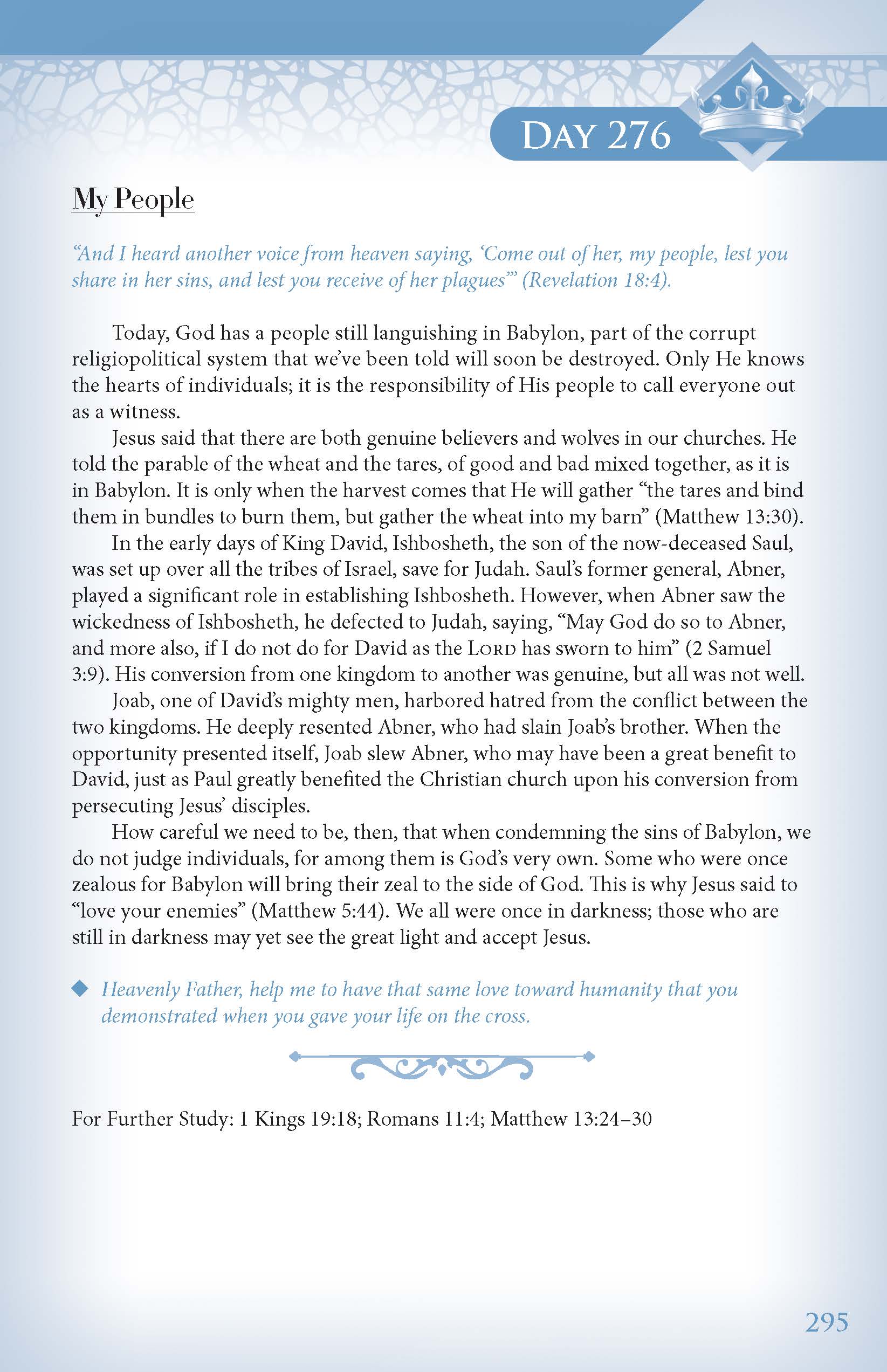ONE-OF-A-KIND Revelation Verse by Verse: A Daily Devotional (Leathersoft Brown)