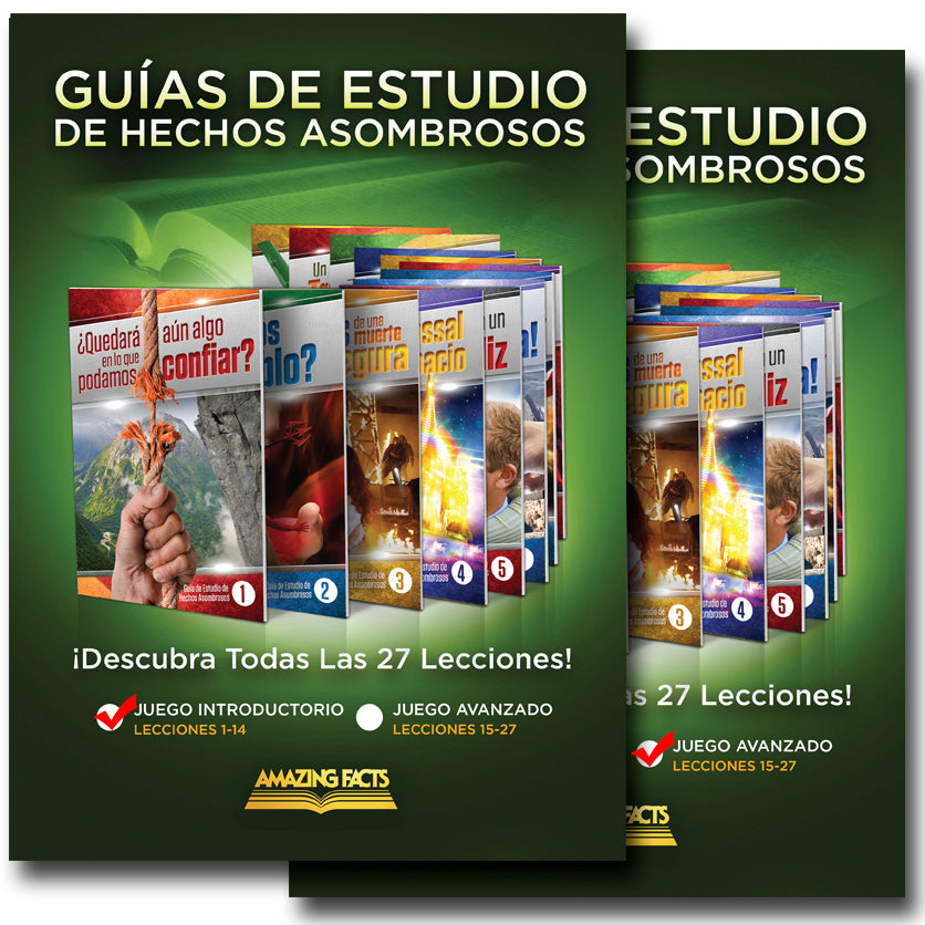 Guias De Estudio De Hechos Asombrosos Juego Completo 1-27 (Amazing Facts Study GuideS Complete Set)