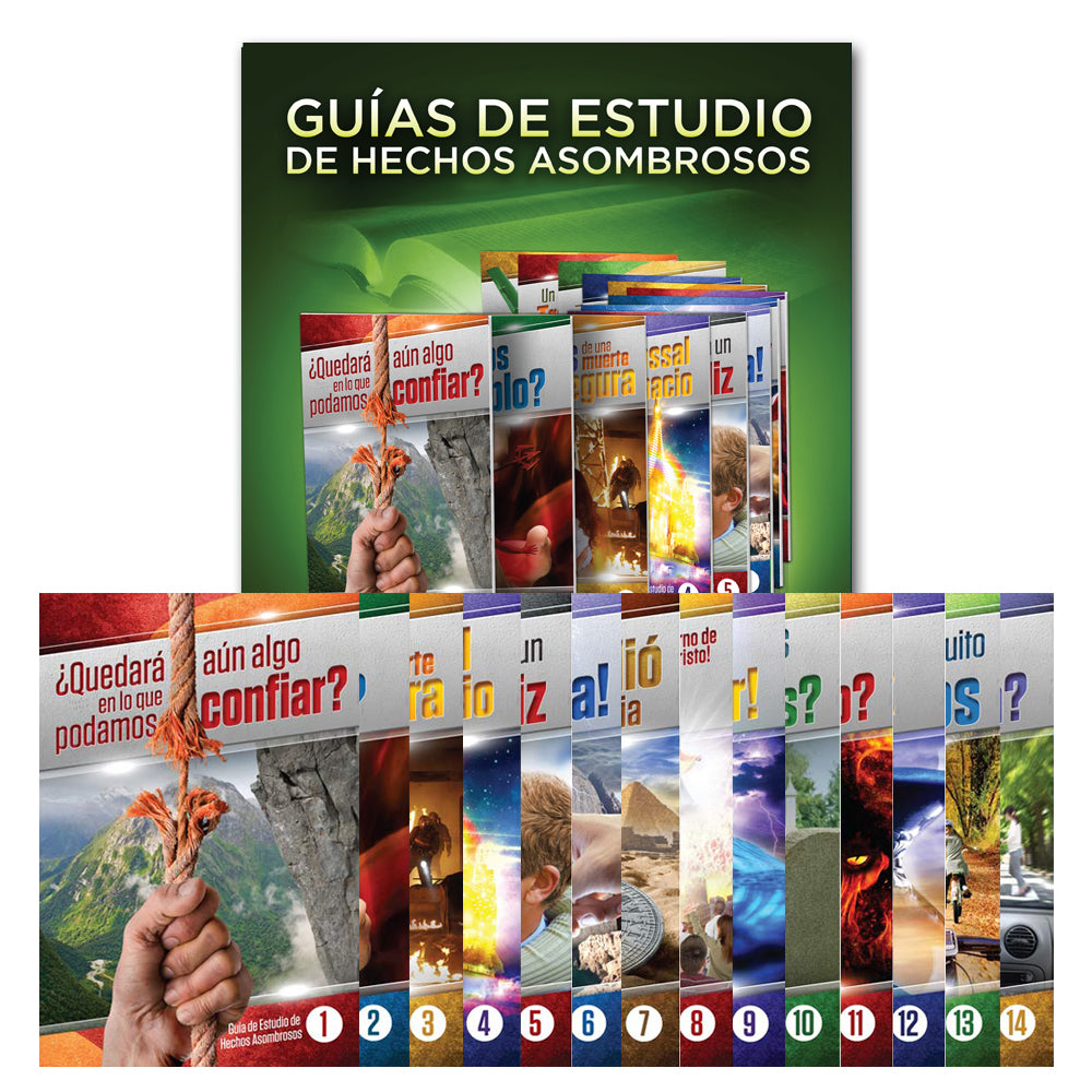 Guias De Estudio De Hechos Asombrosos Intro 1-14 (Amazing Facts Study Guides Intro Spanish)